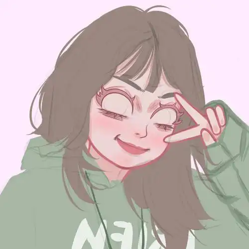 绿色卫衣可爱头像是春天呀