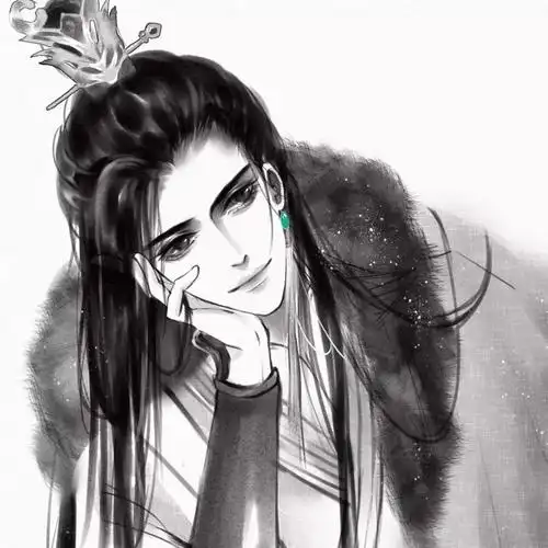 今日份古风插画头像到～翩翩浊世佳公子,富贵功名总等闲.画师:顾琅