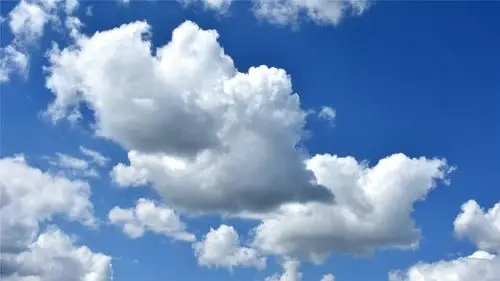 蓝天白云唯美高清桌面壁纸