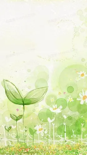 手绘小清新h5背景jpg卡通手绘边框h5背景jpgpsd手绘蒲公英室内背景墙