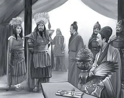 七擒孟获是三国时,诸葛亮出兵南方,将当地酋长孟获捉住七次,放了七次