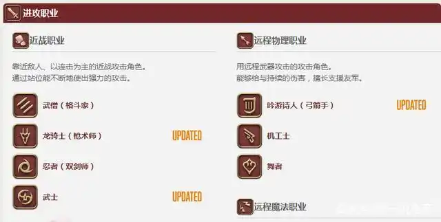 ff14新人玩家初上手职业选择指南,让你从此不再纠结与迷茫