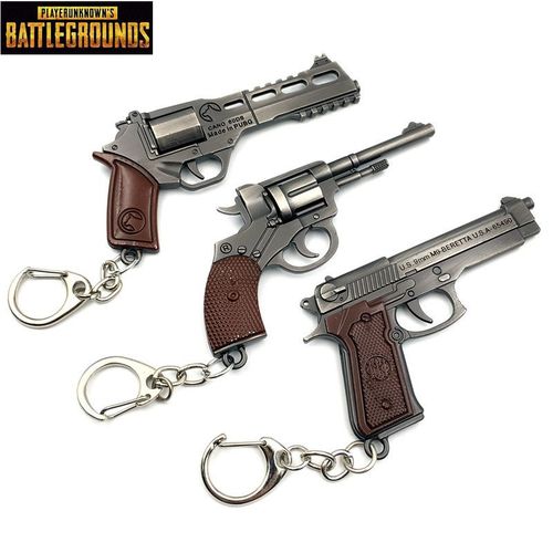 吃鸡游戏绝地求生大逃杀周边p92沙鹰手枪模型钥匙扣挂件礼物