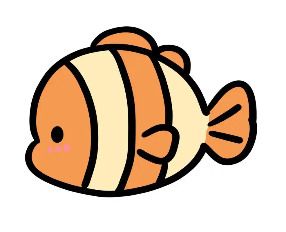 卡通版动物简笔画小合集 卡通版海洋生物简笔画小教程～  感谢