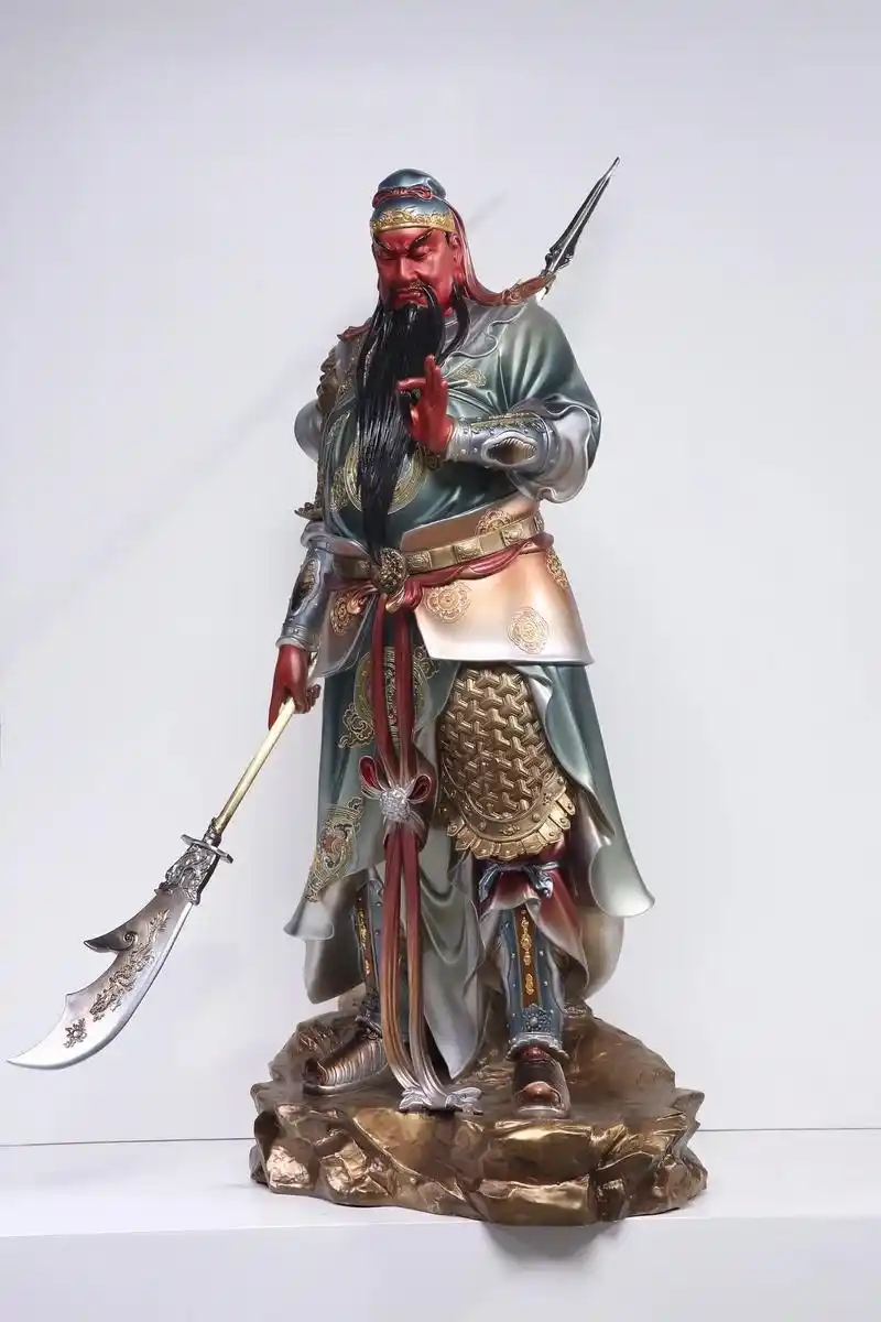 武财神关公关二爷铜像摆件铜工艺品