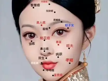 女人脸上痣图_女人脸上痣图解_女人脸上痣图解大全 面相 - 抖音