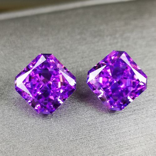 紫锂辉雷迪恩切割裸石戒面戒指碧玺冰花宝石紫色石未镶嵌宝石彩宝