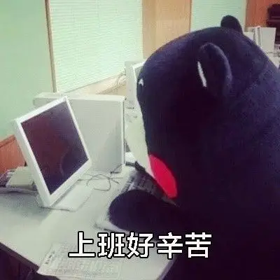 我们可爱的熊本熊为我们送来了表情包,专为上班族打造的,上班时间觉的