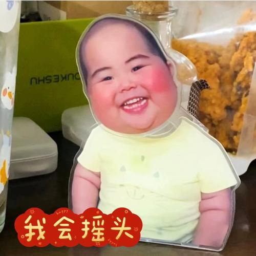 印尼小胖子摇头摆件tatan打蛋摇摇乐汽车车载表情包亚克力人形立