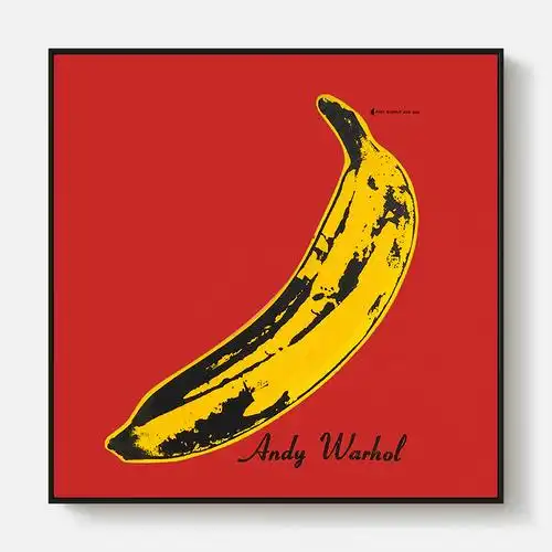 居中 客厅沙发后面的挂画安迪沃霍尔大师波普装饰画大气巨幅香蕉