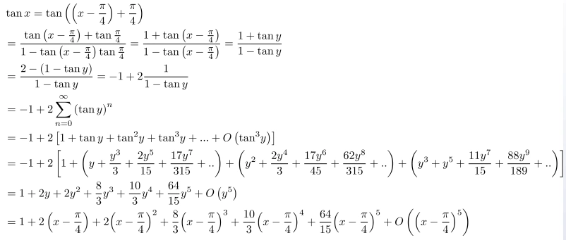 tanx怎么展开为在x=π/4处的幂级数此题 你问我答网 - 你问我答网 国