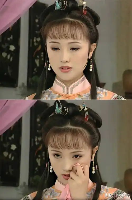 朱媛媛的五官比例非常完美,小巧精致,古装更是有江南女子的温婉灵气