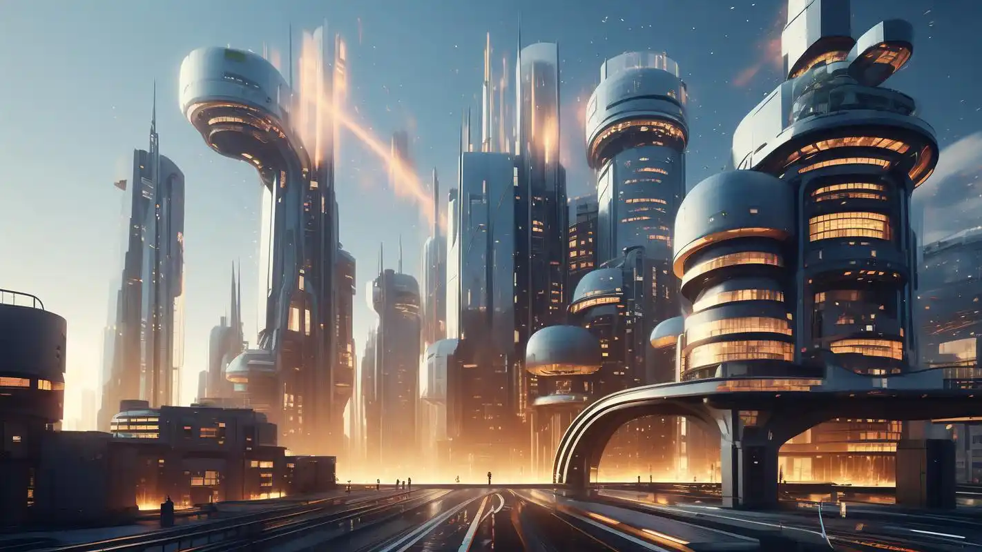 走进未来的科幻世界,感受不一样的城市风貌!