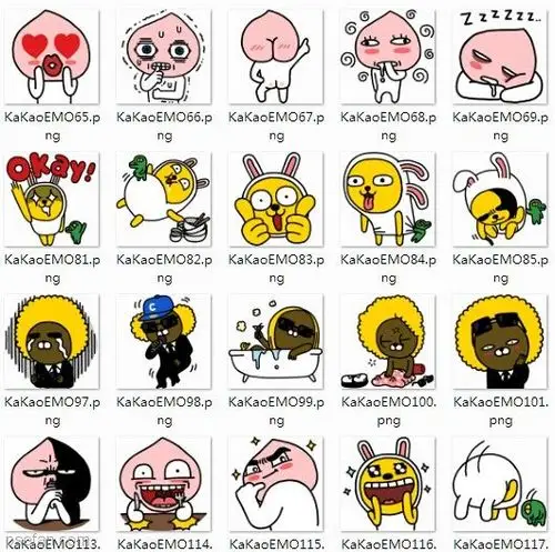 vip专享kakaotalk萌萌哒表情包150p下载[饭团首发]