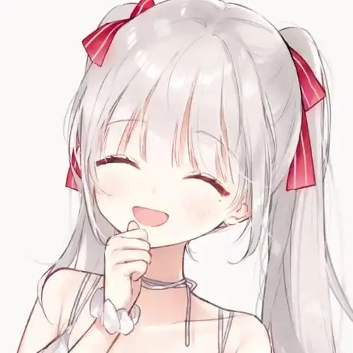 【动漫】白发或银发少女-佩琪头像库-话本小说网