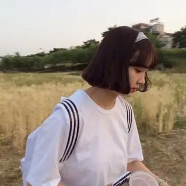 微信短发侧颜头像女 女生头像图片大全 -【爱个性】