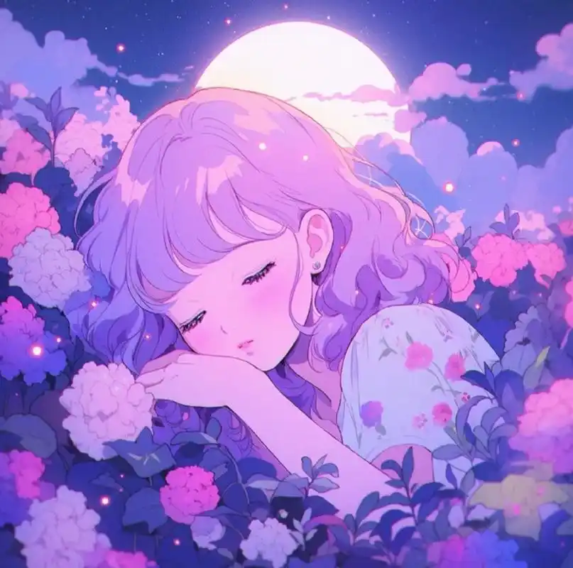 紫色系女生头像90 #女生头像# #紫色系头像# #头像分享