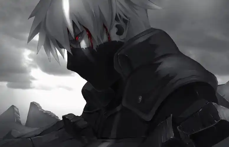 火影忍者迟到大王卡卡西帅气露眼