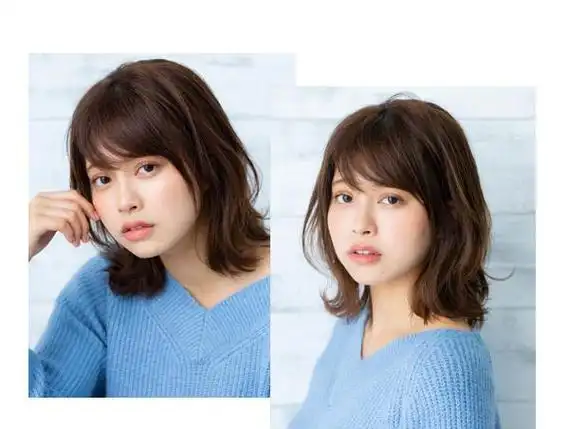 脸圆胖发量少的适合什么发型_发型图片