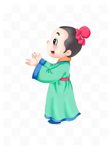 q萌可爱古代男子设计