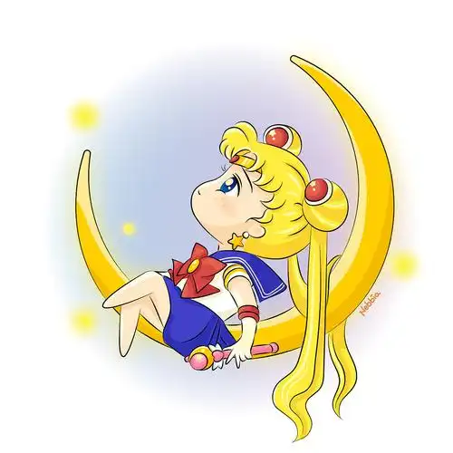 插画习作-萌漫美少女战士-水冰月