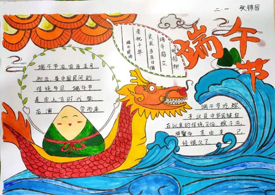 端午节手抄报