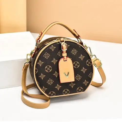 小包包女士百搭质感女士小圆包包名牌奢侈品老花通用款女包