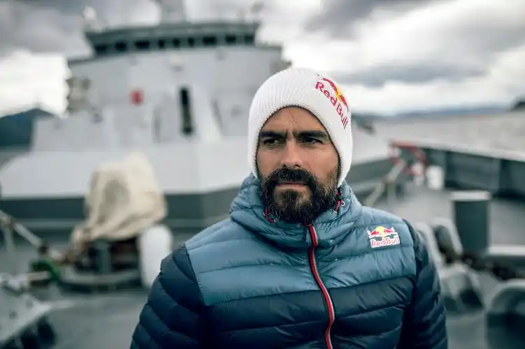 orlando duque as seen during his sailing trip to the antarctic.