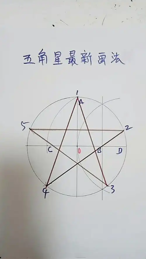 五角星最新画法喜欢的转发收藏-度小视