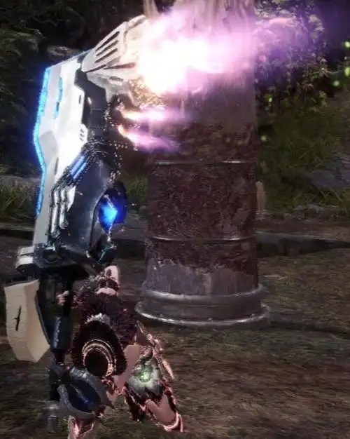 怪物猎人世界冰原蓝刃喷气大剑mod