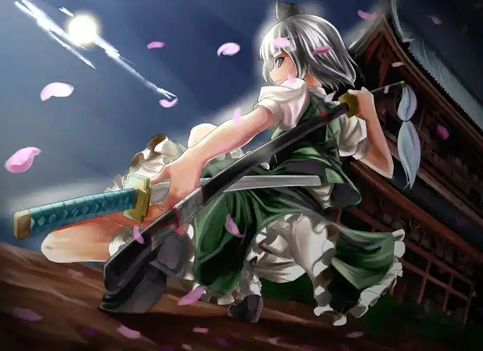 动漫图片拿武士刀的动漫女孩18p动漫女孩