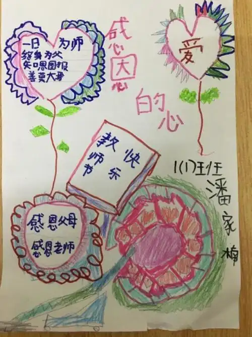 教师节剪纸感恩画报 手工剪纸图片大全简单-蒲城教育文学网