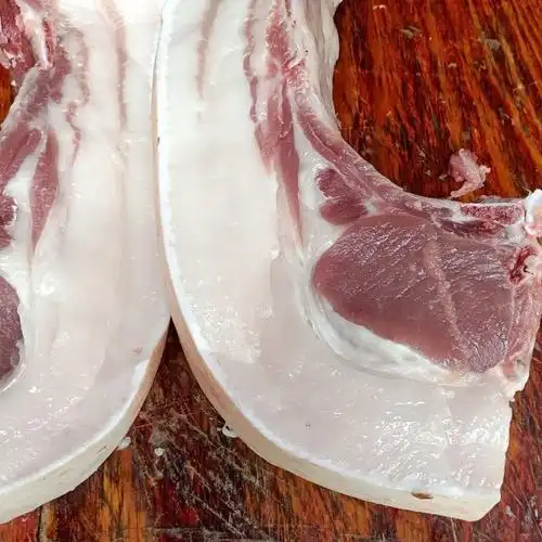 贵州农村本地猪肉现杀新鲜带骨后腿肉五花肉肋条肉喂熟食猪肉五花肉5