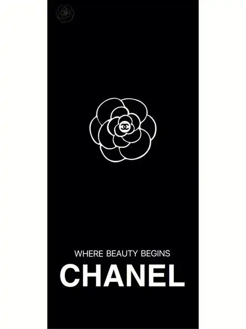 奢侈品壁纸香奈儿山茶花