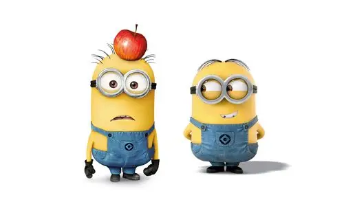 电脑壁纸 矢量 卡通矢量 小黄人可爱卖萌表情