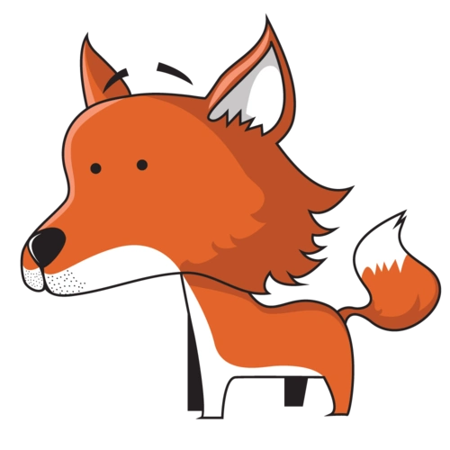 可爱卡通小狐狸图片