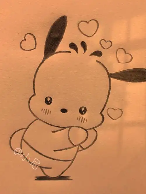 一些可爱的卡通简笔画01