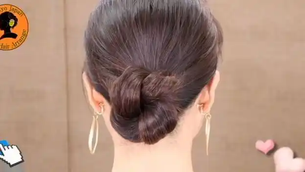 【chies hair arrange】简单的盘发教程0403