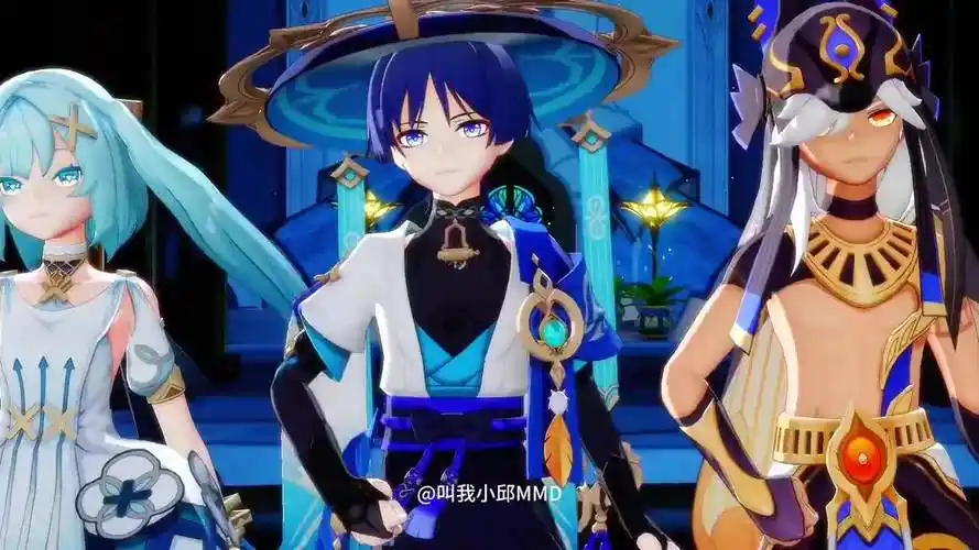 【原神mmd】丽莎:这两人来搞笑的?