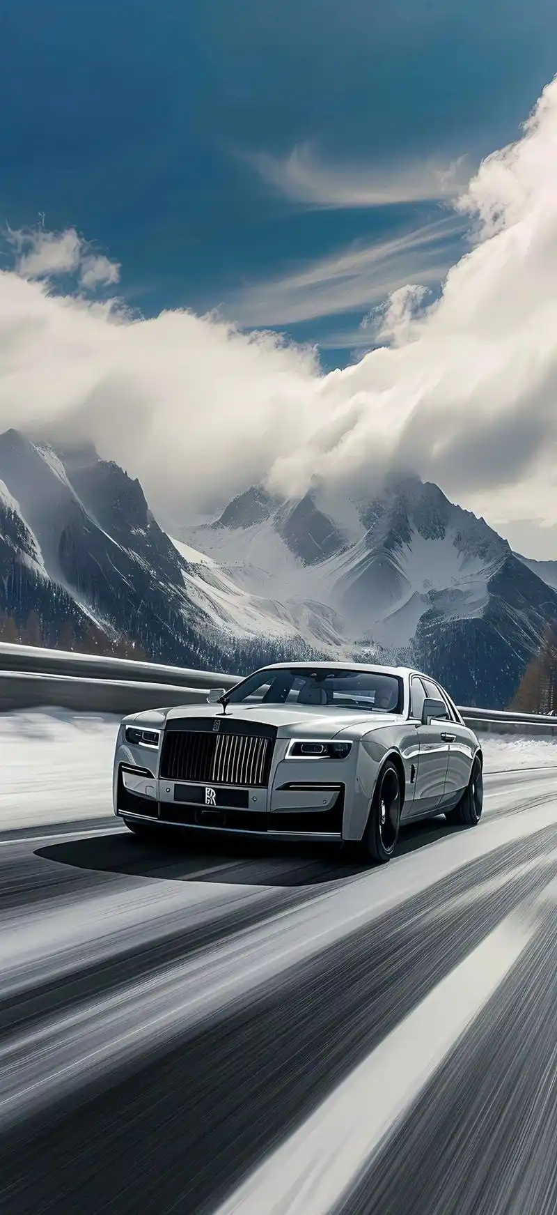 汽车壁纸,一组汽车疾驰在路上的手机壁纸,送给奋斗的各位!