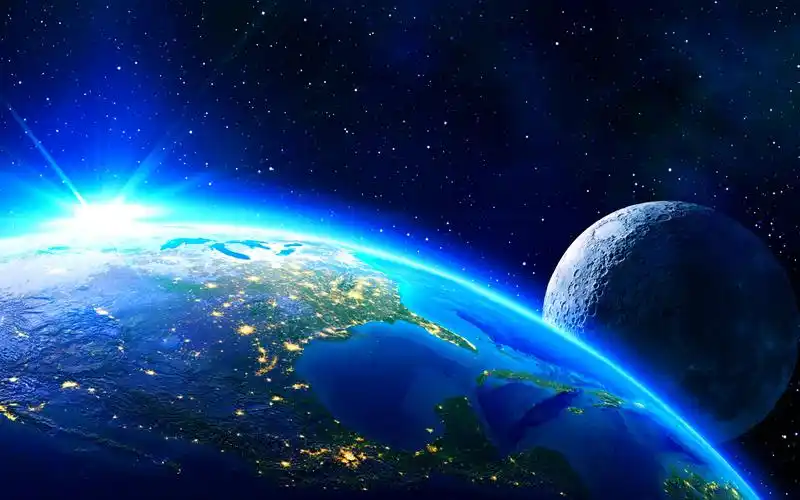 4k超高清视觉震撼系下去留无意漫随天外云卷云舒站在宇宙空间站上俯瞰