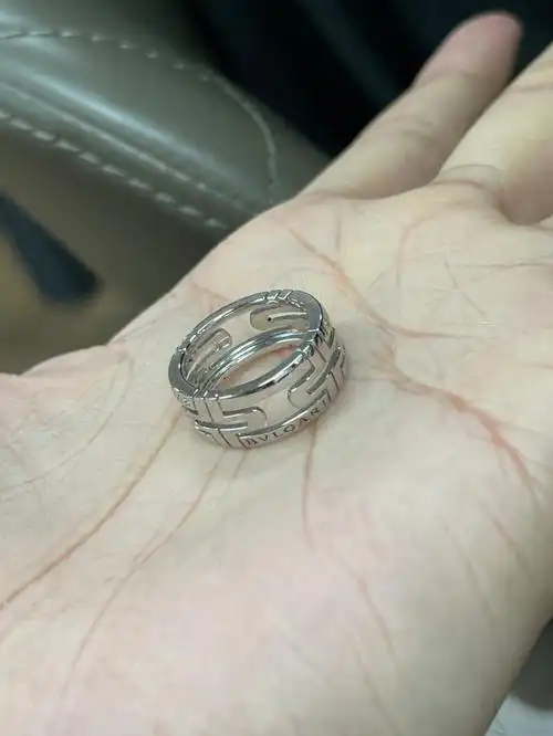 宝格丽白金回形针无钻款鉴定图