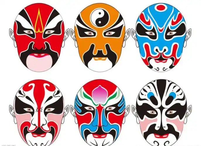 〔蔡〕线描课——说唱脸谱 - 美篇