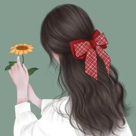 温柔背影女头像