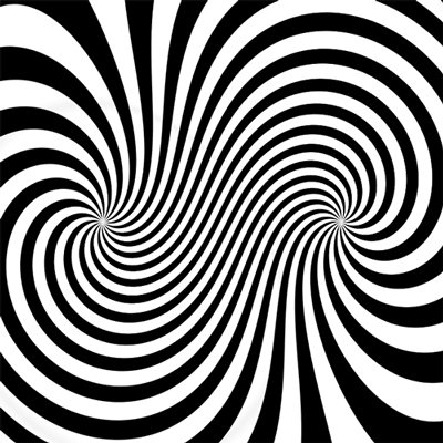 黑白旋转炫目眼花gif动图_动态图_表情包下载_soogif