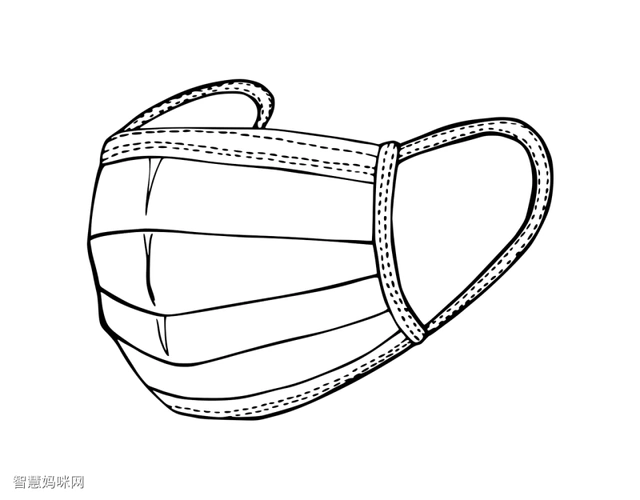医用外科口罩的画法