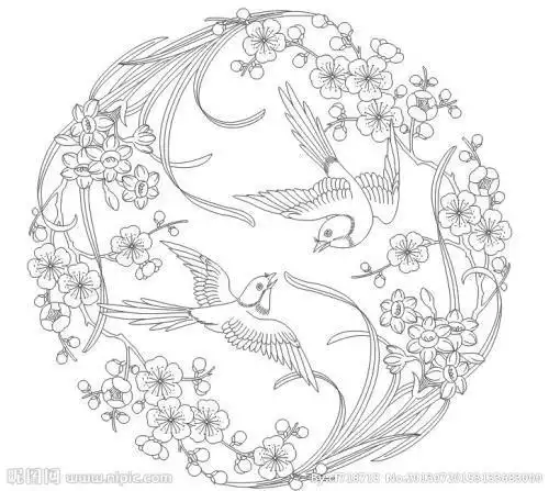 喜上眉梢简笔画高清