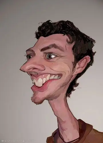 夸张漫画人物图片