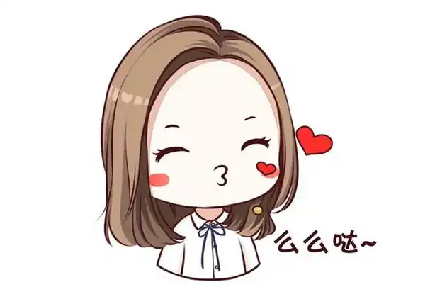 卡通小女孩表情包图片简笔画 人物-第2张