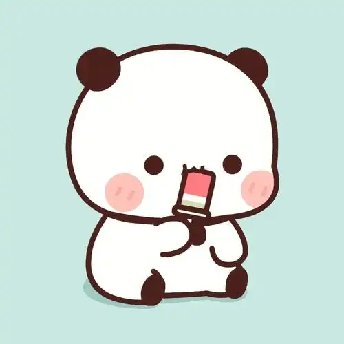 一二布布吃雪糕头像